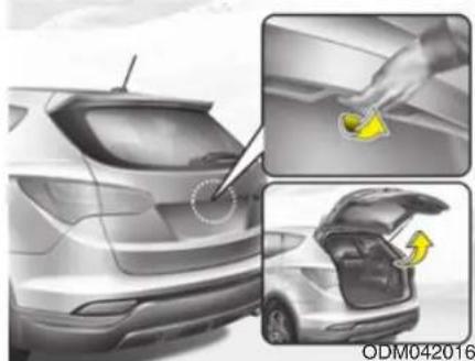 HYUNDAI Sante Fe (2015) - Heckklappe ohne Servounterstützung - 1