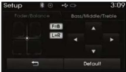 HYUNDAI Sante Fe (2015) - Toneinstellungen - 1