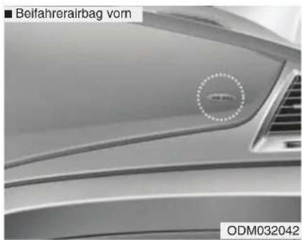 Beifahrerairbag vom ODM032042