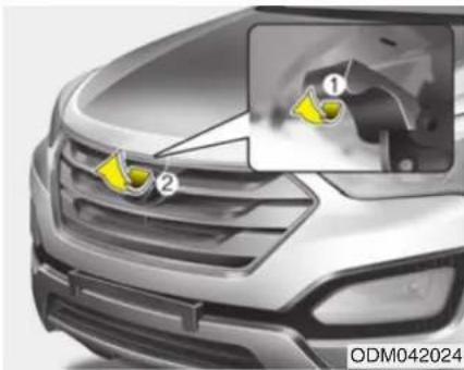 HYUNDAI Sante Fe (2015) - MOTORHAUBE - 2