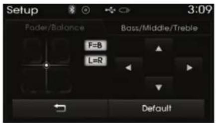 HYUNDAI Sante Fe (2015) - Toneinstellungen - 1