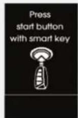 HYUNDAI Sante Fe (2015) - Startknopf mit Smart Key drücken (Smartkey-System) - 1