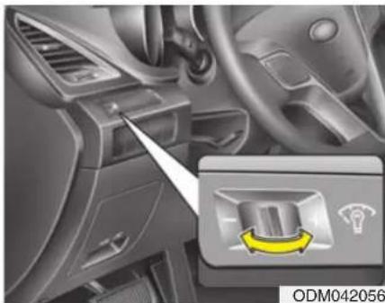 HYUNDAI Sante Fe (2015) - Handhabung des Kombiinstruments - 1