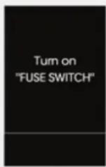 Schalten Sicherung switch auf! OFF ON OFF ON