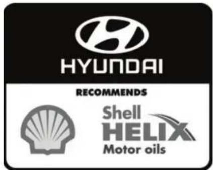 HYUNDAI RECOMMENDS Shell HELIX Motor oils