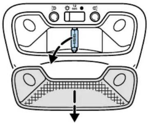 FORD Fiesta (1997) - Innenleuchte - 1