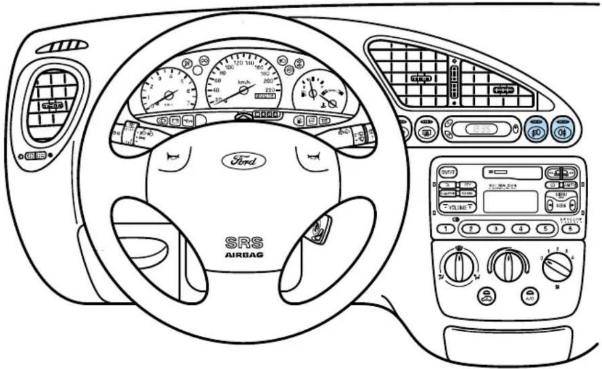 FORD Fiesta (1997) - Bedienung - 1