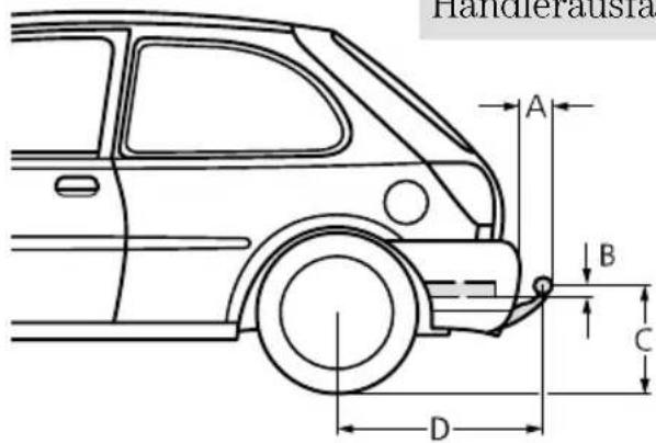 FORD Fiesta (1997) - BEFESTIGUNGSMASSE FÜR ANHÄNGEKUPPLUNGEN - 2