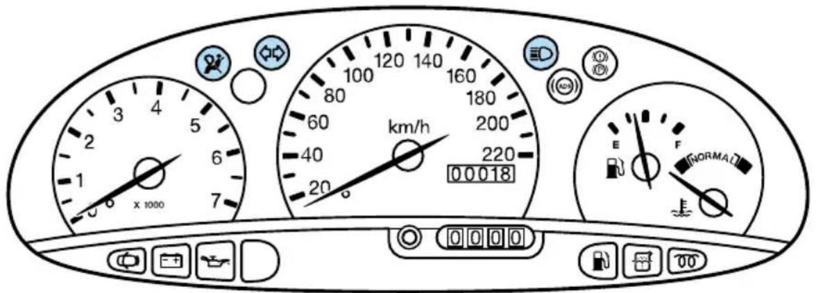 FORD Fiesta (1997) - Instrumententafel - 2