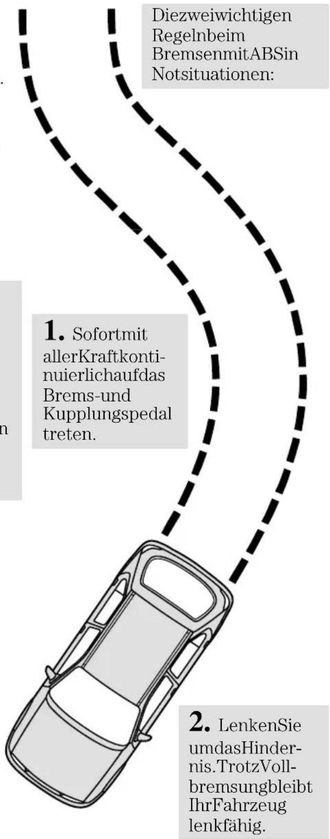 FORD Fiesta (1997) - Richtig bremsen mit ABS - 2