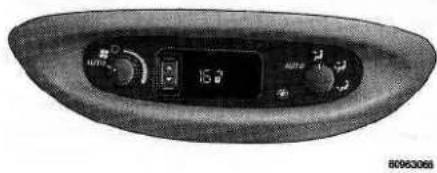 Chrysler Voyager (2001) - Temperaturregelung für den Fond — Je nach Ausstattung - 1