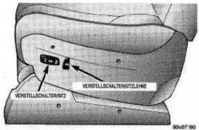 Chrysler Voyager (2001) - Elektrisch verstellbare Sitze — Je nach Ausstattung - 1