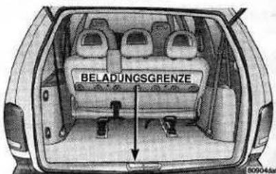 Chrysler Voyager (2001) - Gepäckraum - 1