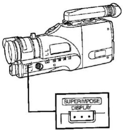 SHARP VL-C760S - Einblenden während der Aufnahme - 3