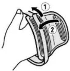 SHARP VL-AH151S - Benutzung von Griffband und Objektivdeckel - 2