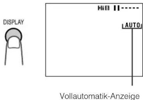 DISPLAY Hi图 11----. AUTO Vollautomatik-Anzeige