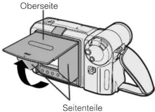 Oberseite, Seitenteile