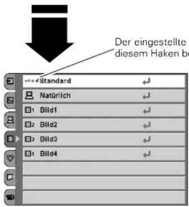 Der eingestellte diesem Haken be Standard Natürlich Bild1 Bild2 Bild3 Bild4