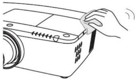 SANYO PLC-XM150 - Reinigen des Projektorgehäuses - 1