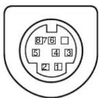 SANYO PLC-XF45 - Buchse: Mini DIN 8-polig - 1