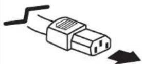 SANYO PLC-XF45 - Projektorseite Steckdosenseite - 1