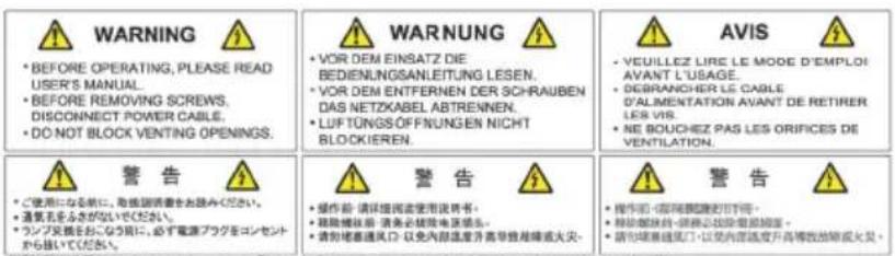 Kindermann KX 3300 - WARNUNGS- SCHILD EMI-SCHILD - 1
