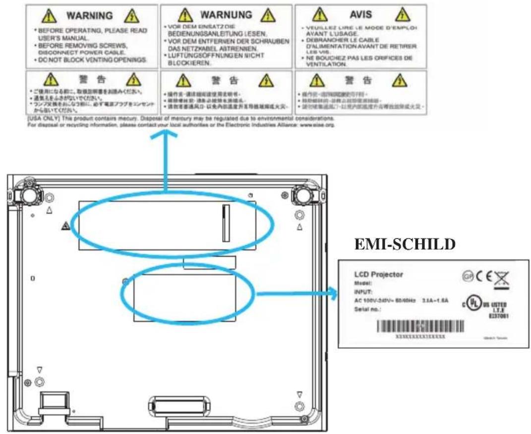 Kindermann KX 3250W - Sicherheitsschilder - 1