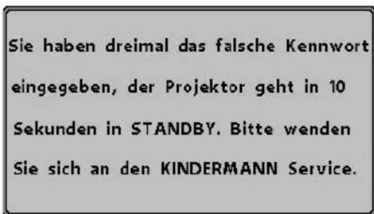 Kindermann KX 150 - Kennwortschutz - 3
