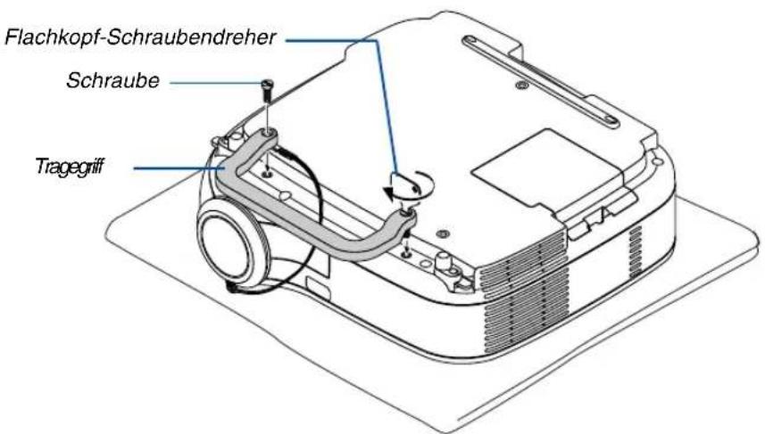 Flachkopf-Schraubendreher Schraube Tragegriff