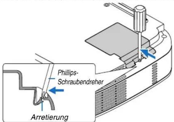 Phillips- Schraubendreher Arretierung
