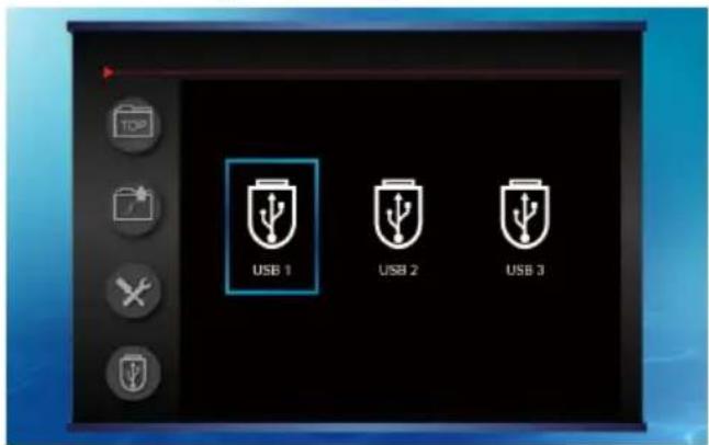 USB 1 USB 2 USB 3