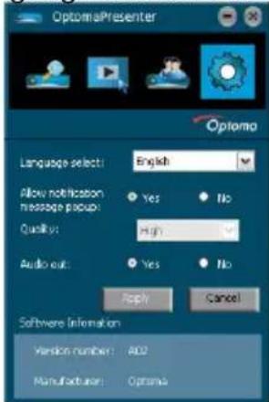 OPTOMA EW400 - Das Optoma Presenter System verwenden - 11