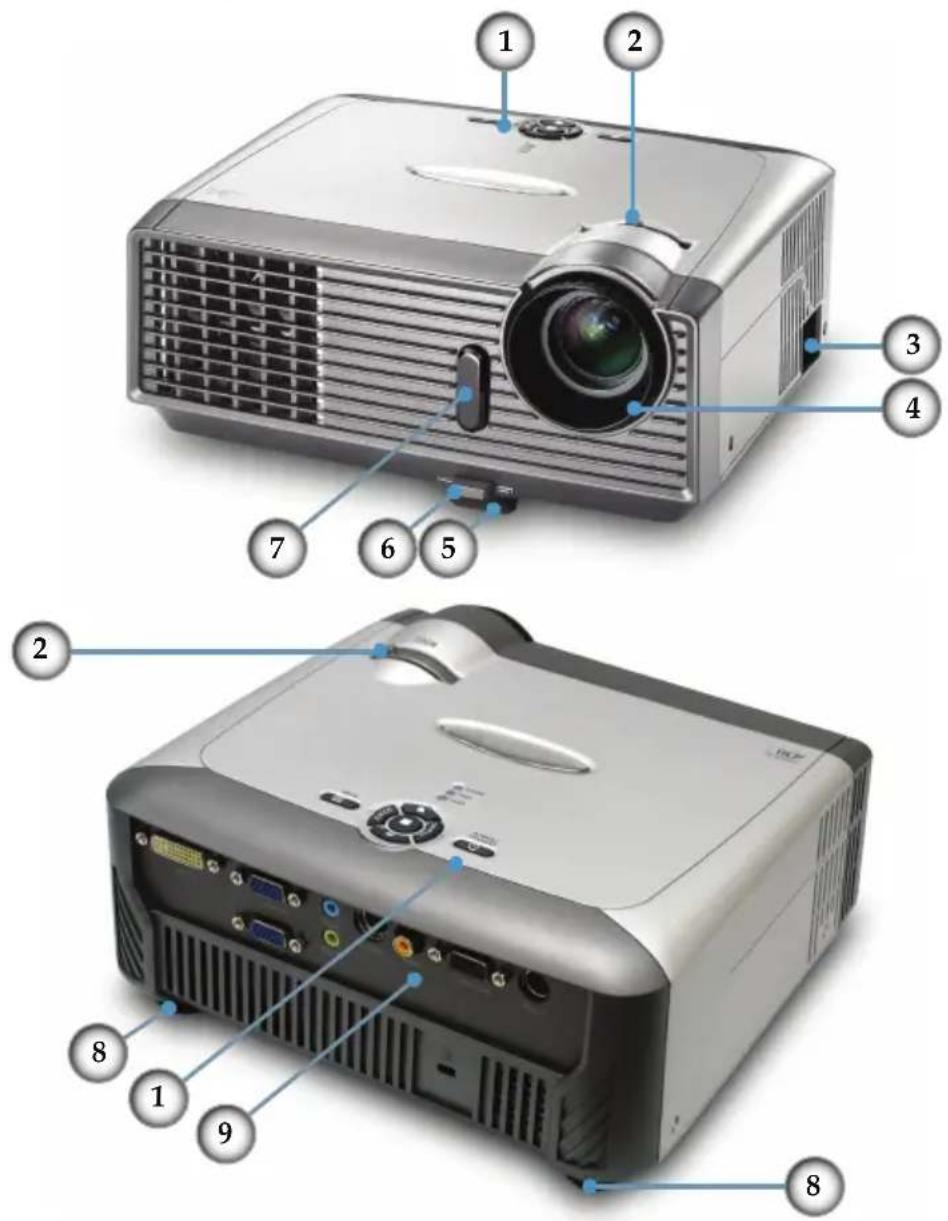 OPTOMA DX733 M - Produktübersicht - 1
