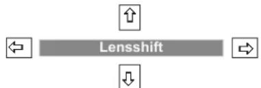 PANASONIC PT-EX500EL - ■ Einstellen der Position des Objektivs - 1