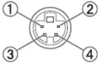 PANASONIC PT-EW630EL - Stiftzuweisungen und Signalnamen des -Anschlusses - 1