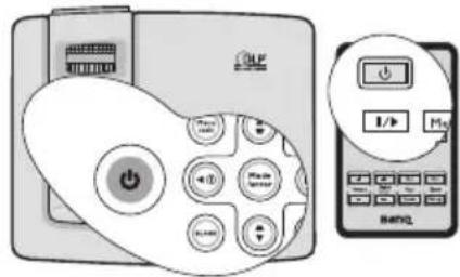 BENQ MP576 - Projektor ausschalten - 1