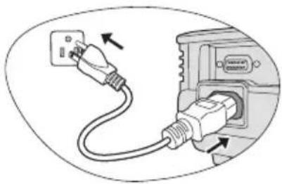BENQ MP576 - Projektor einschalten - 1