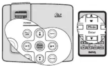 BENQ MP576 - Bildmodus auswählen - 1