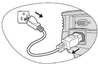 BENQ MP576 - Projektor ausschalten - 2