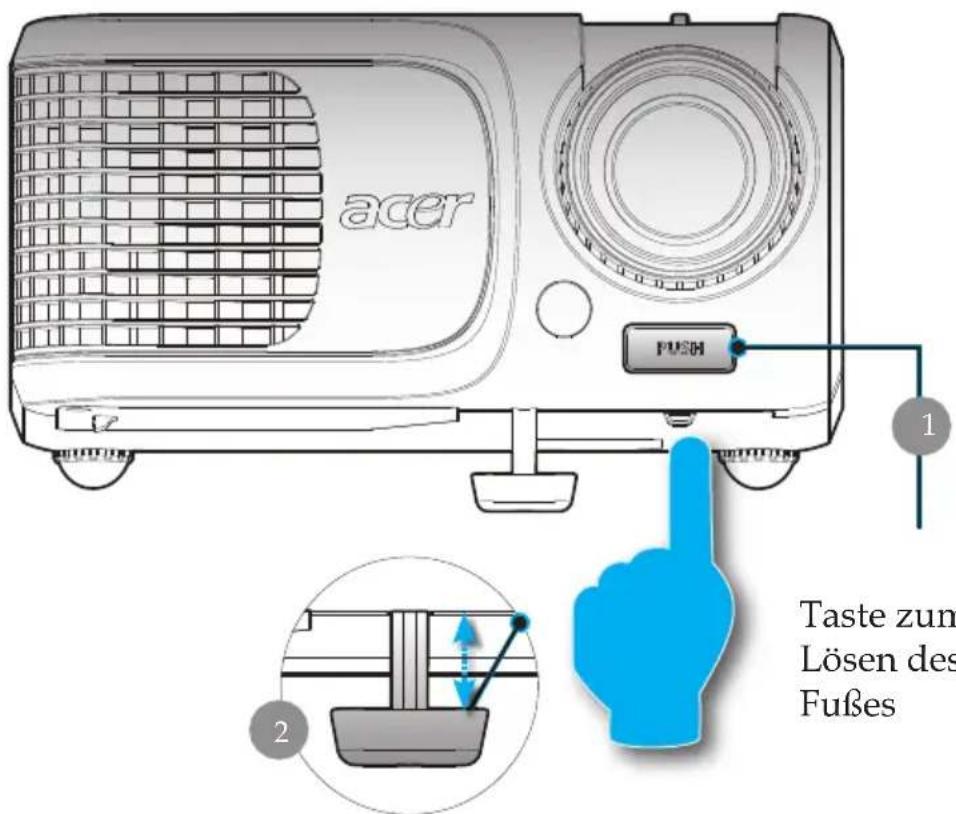acer PUSH 1 Taste zum Lösen des Fußes 2