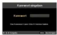 ACER X1320WH - Administratorkennwort - 1
