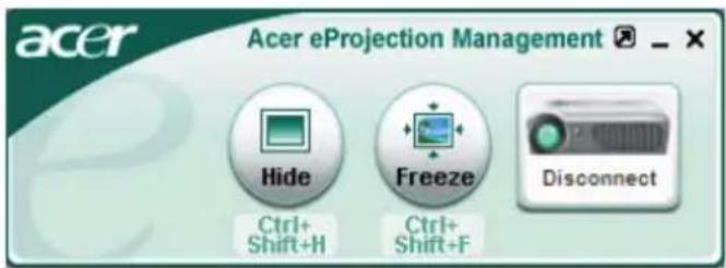 ACER PD527 - Hotkey explanation (Kurztasten-Erläuterung) - 1