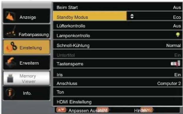 Kindermann KX 535W - Standby Modus - 1