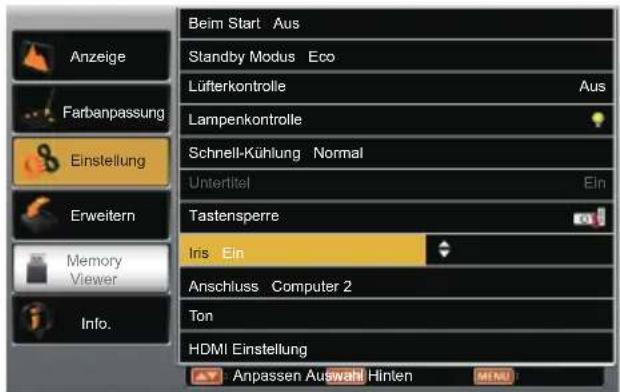 Kindermann KX 535W - Iris\*-Blende (mechanisch) - 1