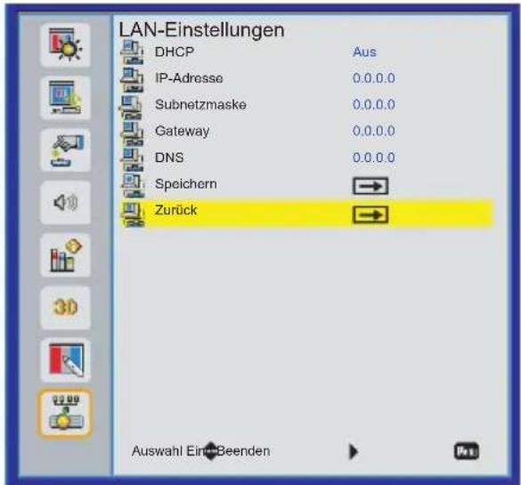 Kindermann KXD 480W - LAN-Einstellungen - 1