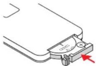 Kindermann KXD 480W - Batterie einlegen und entfernen - 2