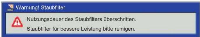 Kindermann KXD 480W - Austausch und Reinigung des optionalen Staubfilters - 1
