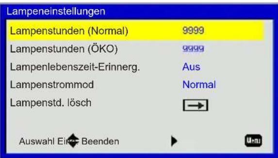 Kindermann KXD 480W - Option | Lampeneinstellungen - 1