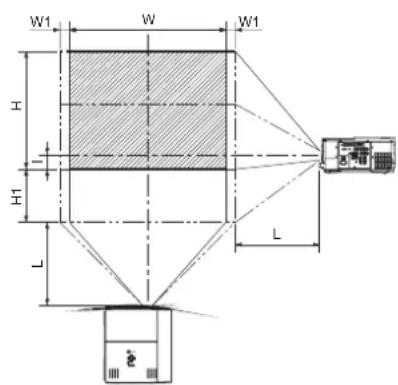 MITSUBISHI XL6500U - Mit Tele-Zoom-Optik (OL-X500TZ) - 1