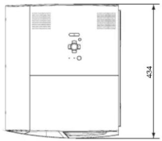 MITSUBISHI XL6500U - Maßzeichnungen (Einheit: mm) - 1
